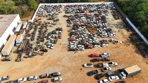 Detran do Tocantins realiza leilão de 547 veículos com lances a partir de R$ 20