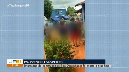 Empresário é assassinado a tiros em Darcinópolis e dois suspeitos são presos